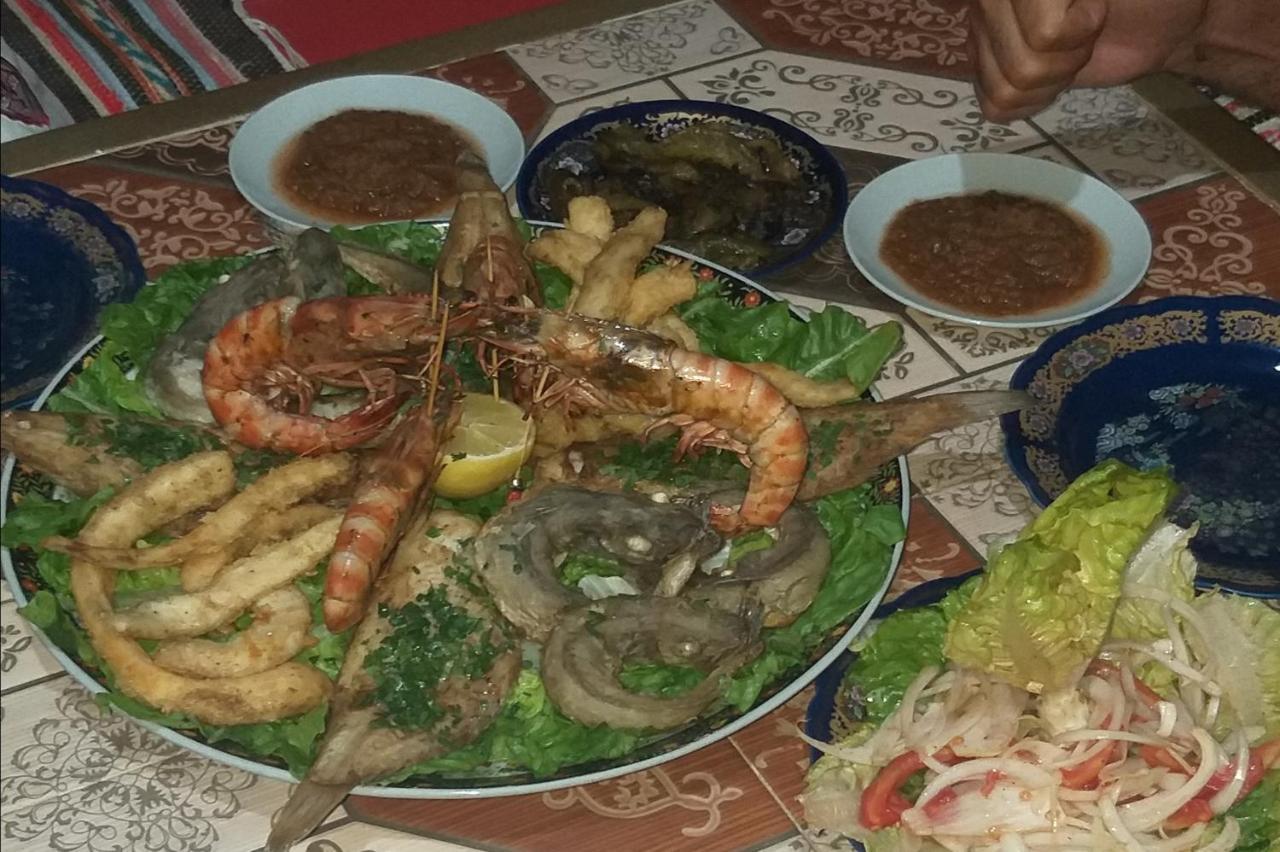 Hotel Lahlou Riad Cafeteria Ουζντά Εξωτερικό φωτογραφία